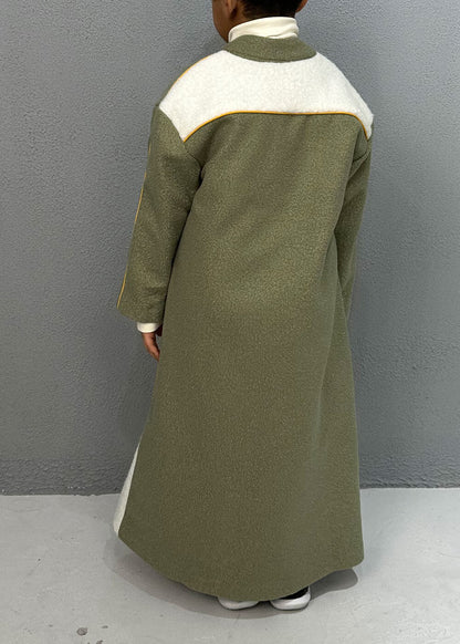 7512 Olive Furwa With White Patch For Boys FW23