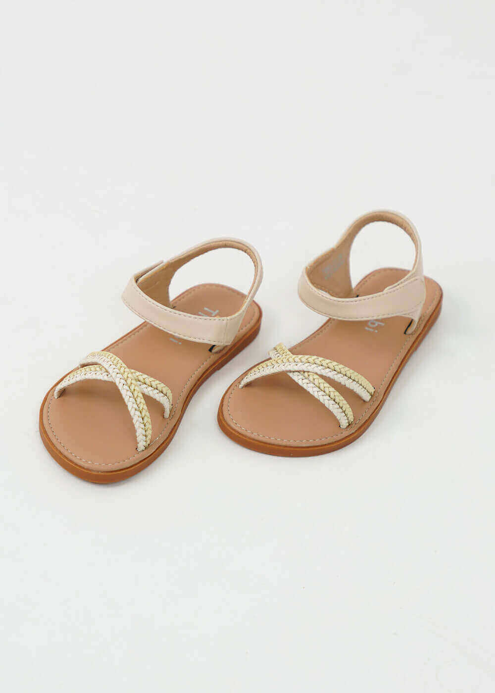 7360 Beige Sandals For Girls