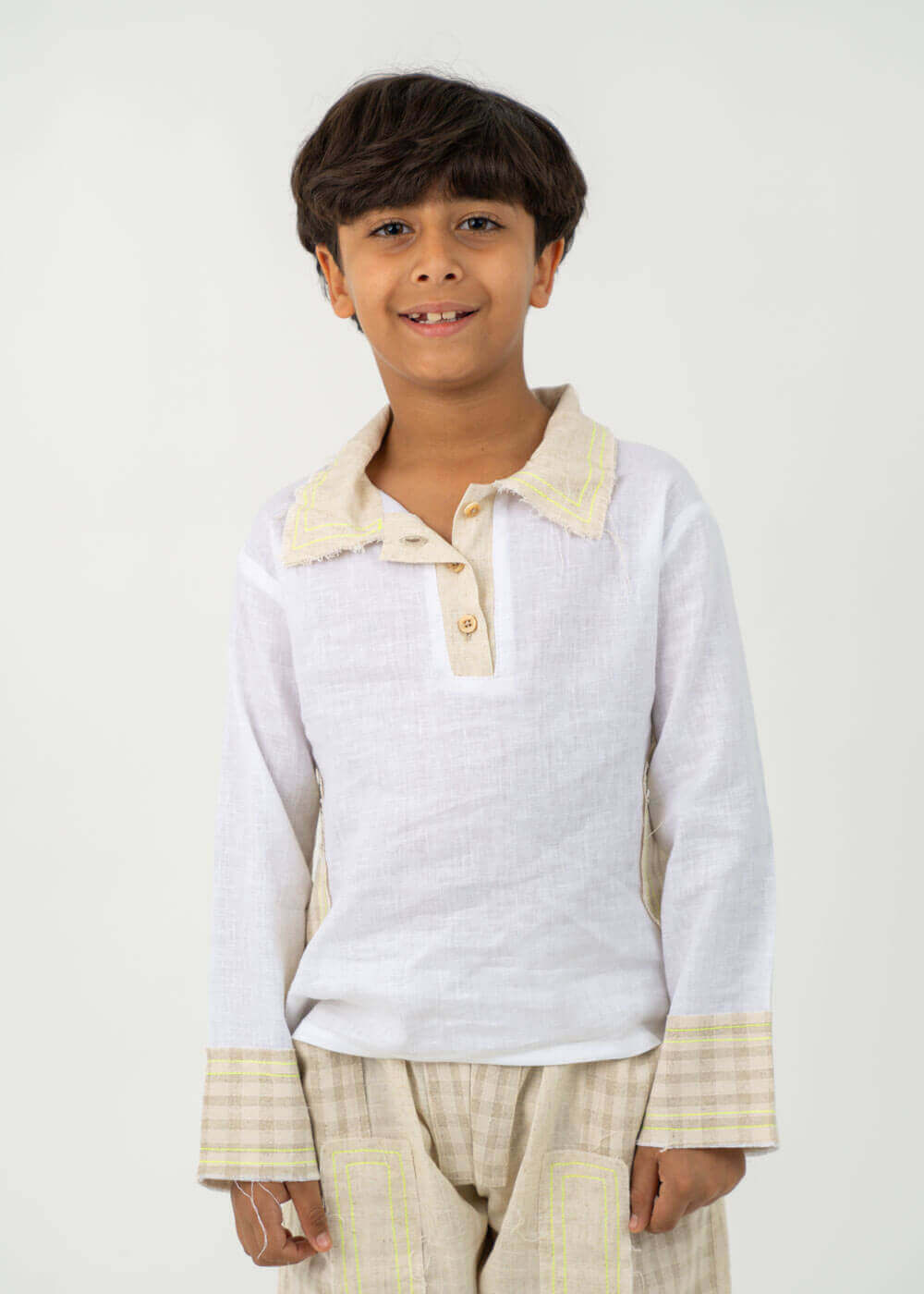 23SS1TB3ST7311 Beige Gergean Set For Boys