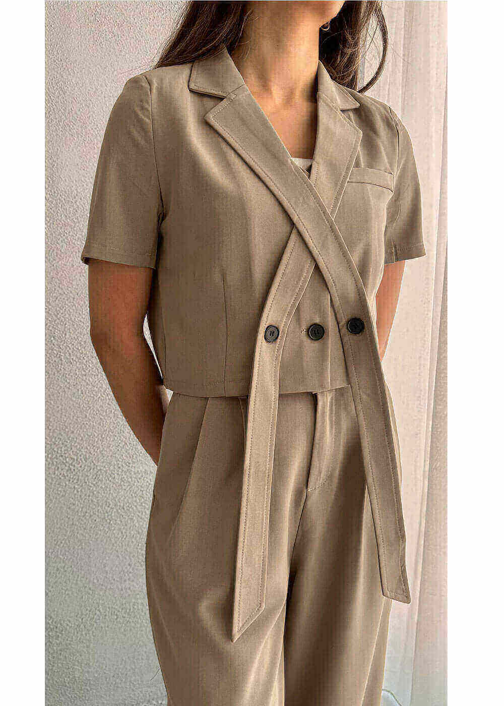7498 Multi-Color Top And Bottom Set For Women