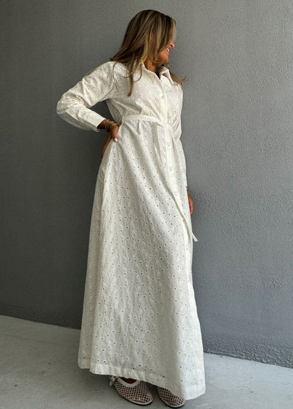 7576 White Elegant Summer Dress For Women Thoubi 7576 White Elegant Summer Dress For Women Thoubi