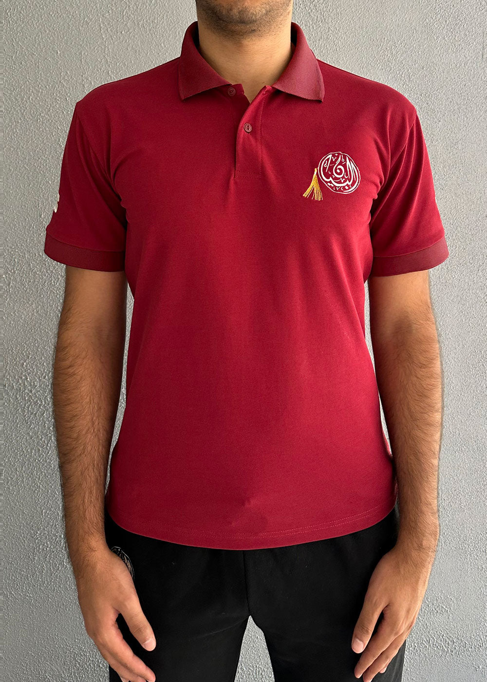 BBS Senior Male Red PE Polo T-Shirt