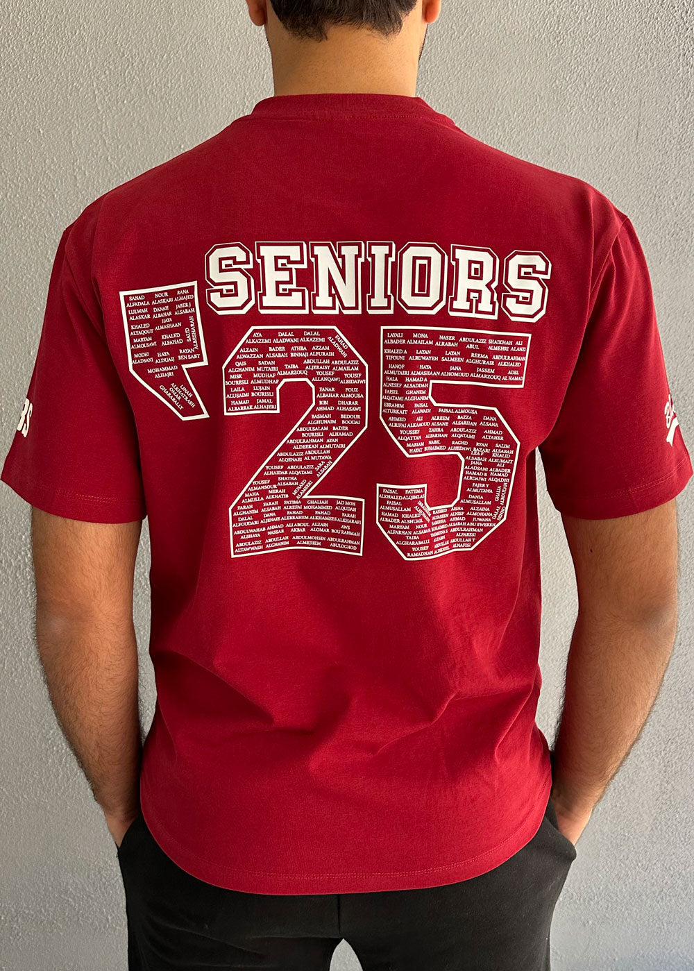 BBS Senior Male Red PE T-Shirt