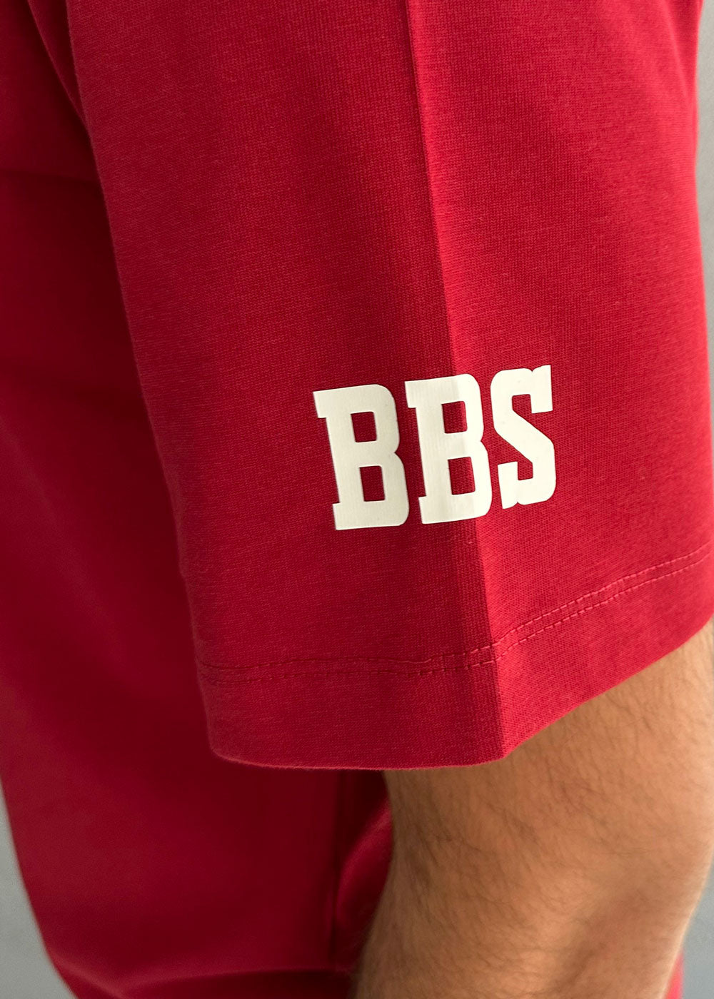 BBS Senior Male Red PE T-Shirt