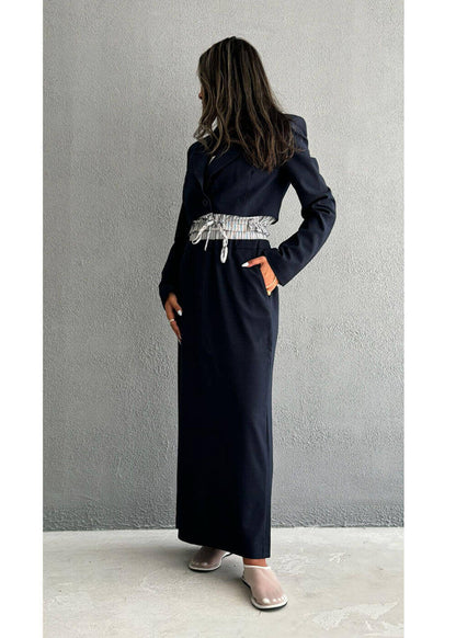 7600 Navy Mid Cut Set For Women
