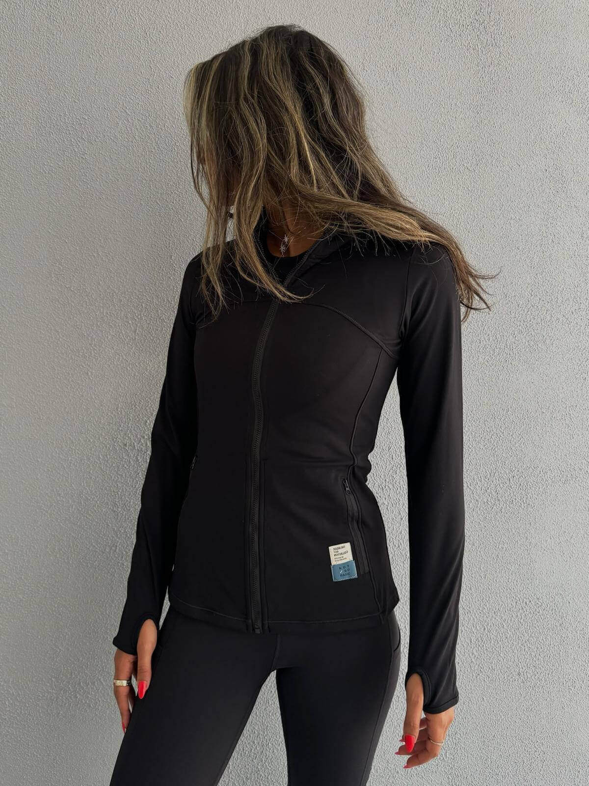 Not So Basic Black Compression Jacket