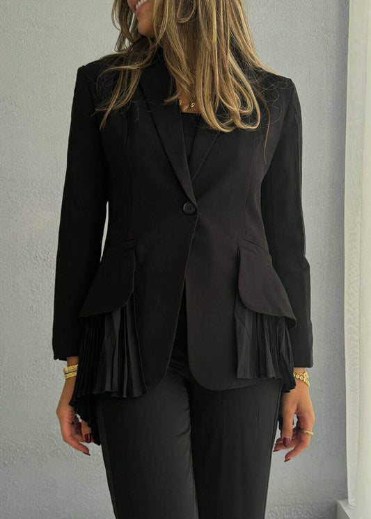 7648 Black Blazer For Women