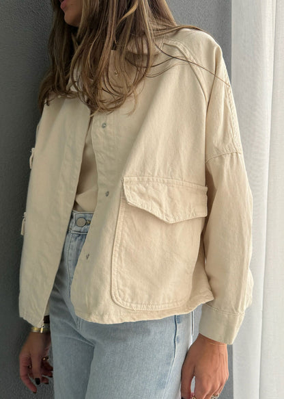 7678 Off White Jacket For Women