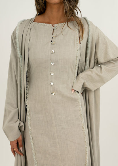 7513 Light Grey Set Of Two Daraa For Women Ram-24