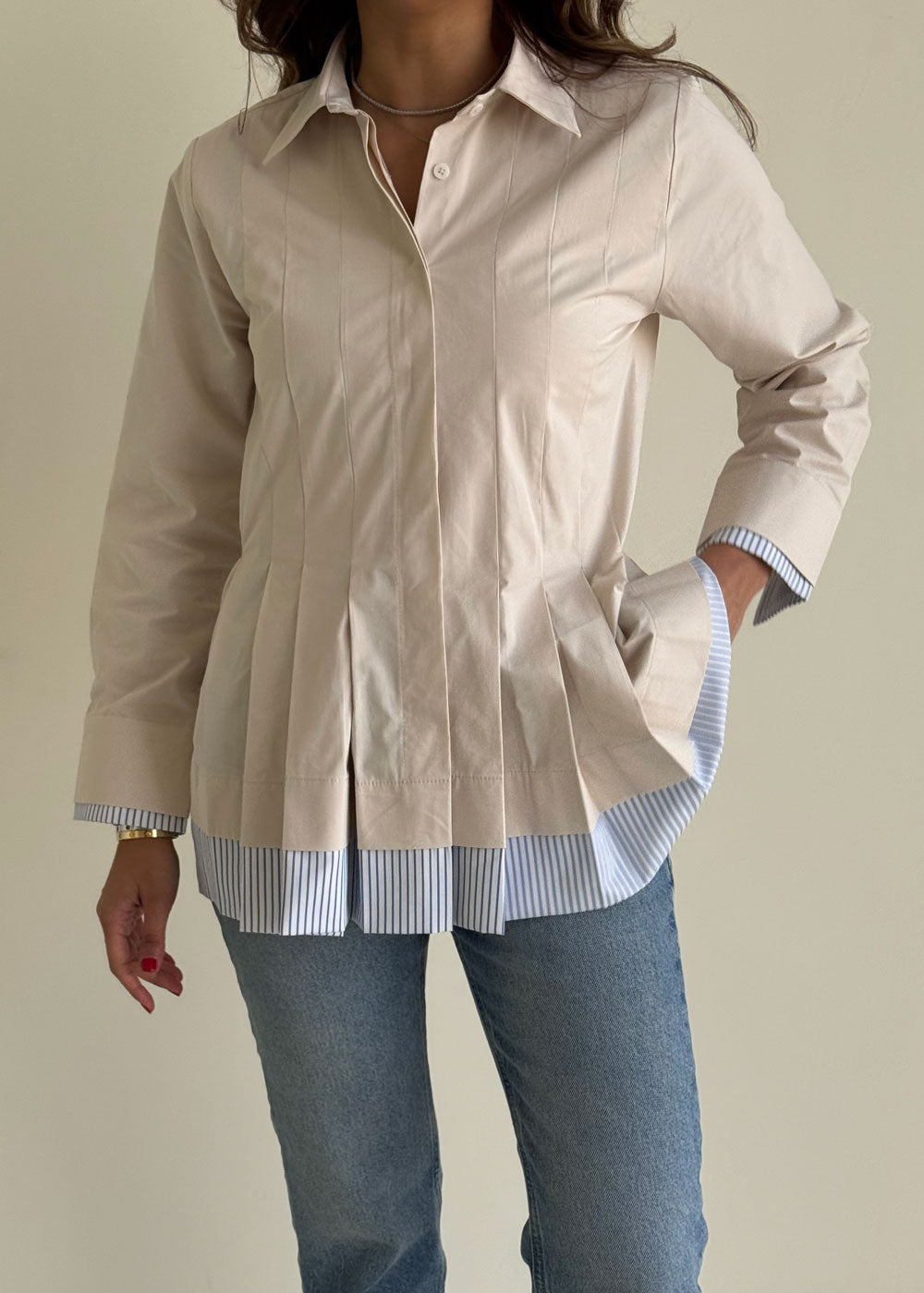 8179 Off White Shirt For Women