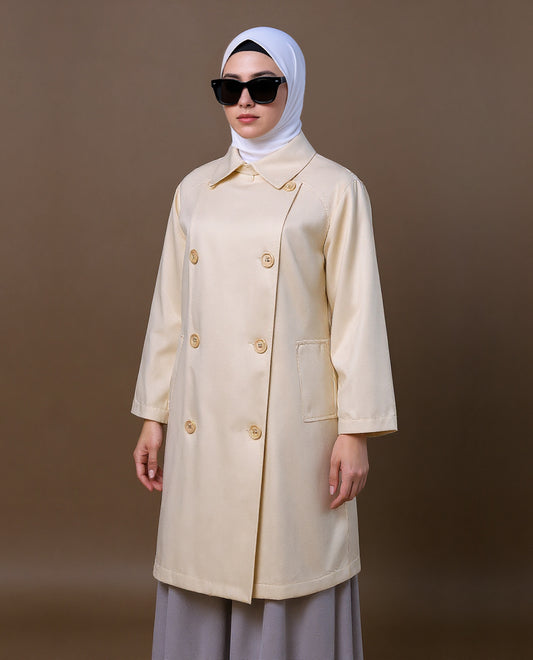 7609 Beige Jacket For Women