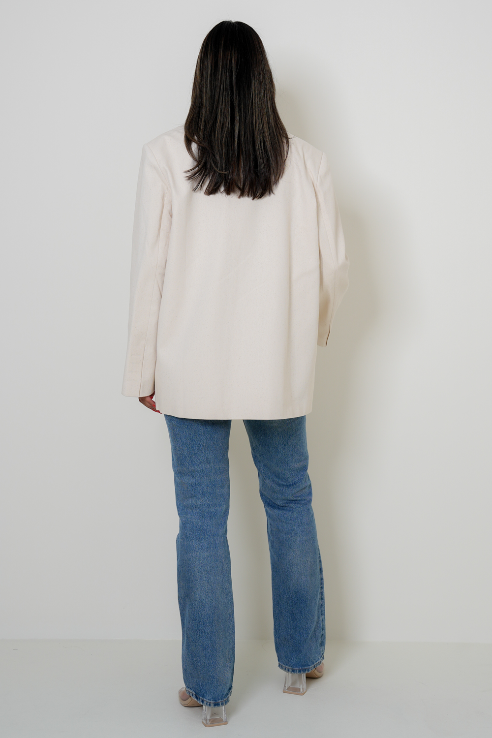 7835 Beige Blazer For Women