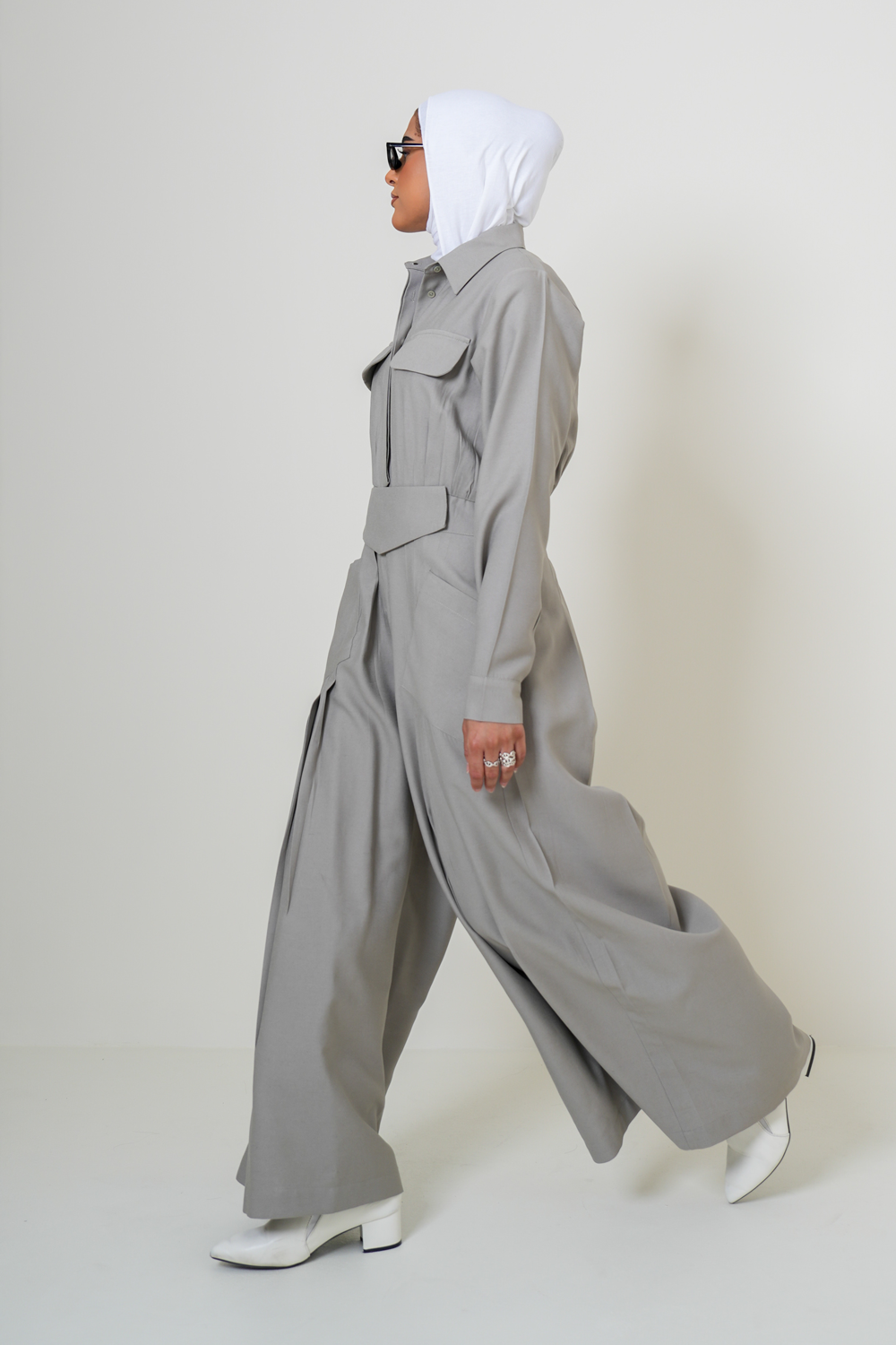 7863 Olive Jumpsuit For Women