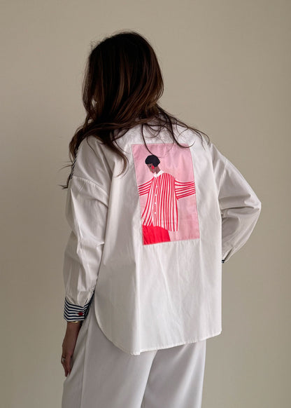 8216 Multi-Color Shirt For Women