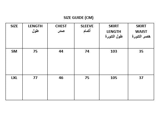 8060 Off White Ramadan Set For Women