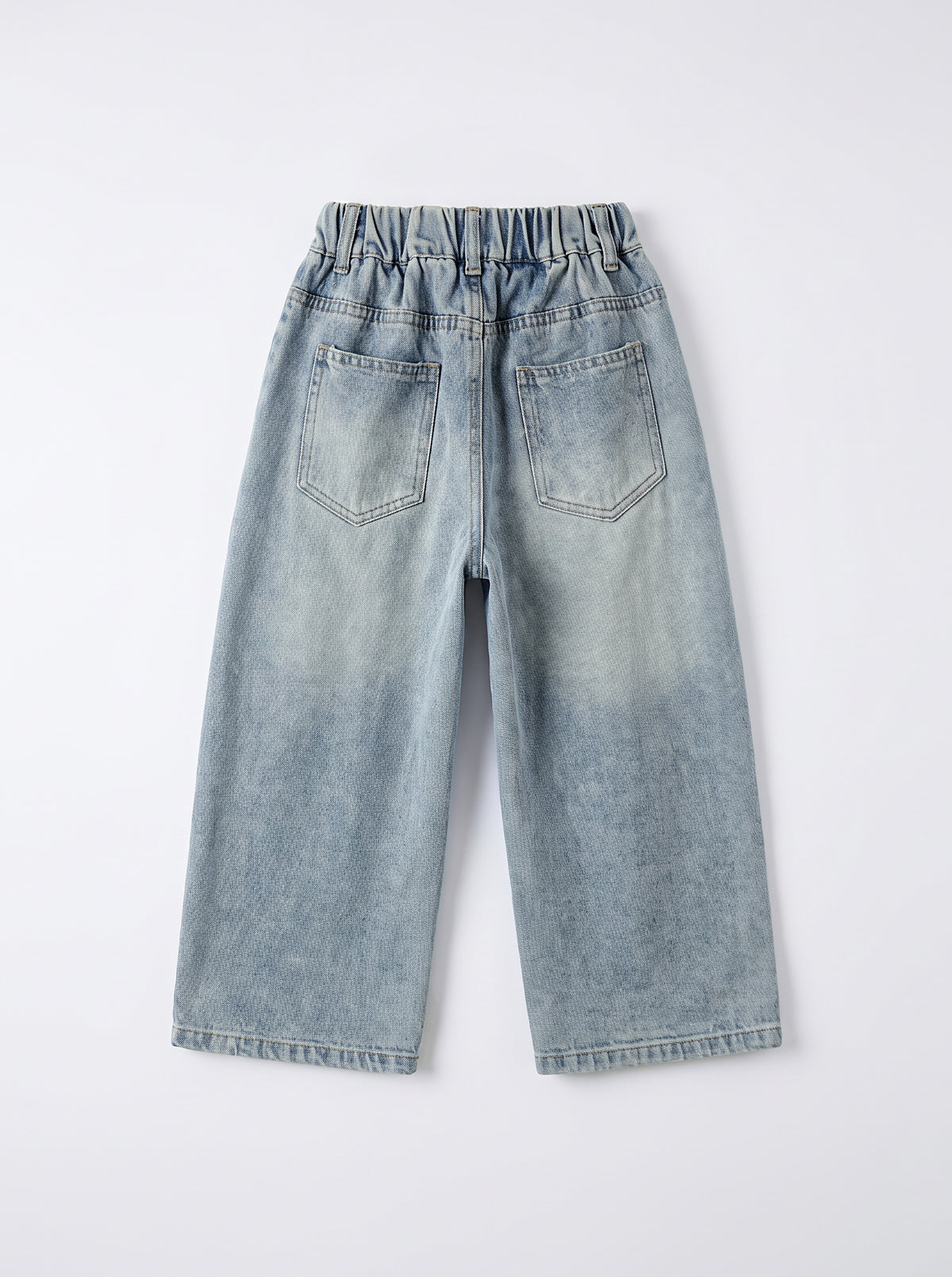 8118 Light Blue Denim Pants For Girls