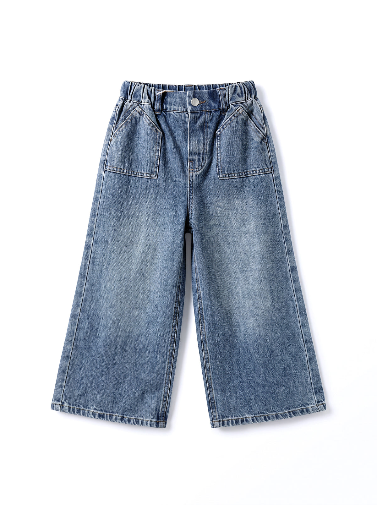 8120 Blue Denim Pants For Girls