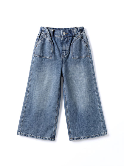 8120 Blue Denim Pants For Girls