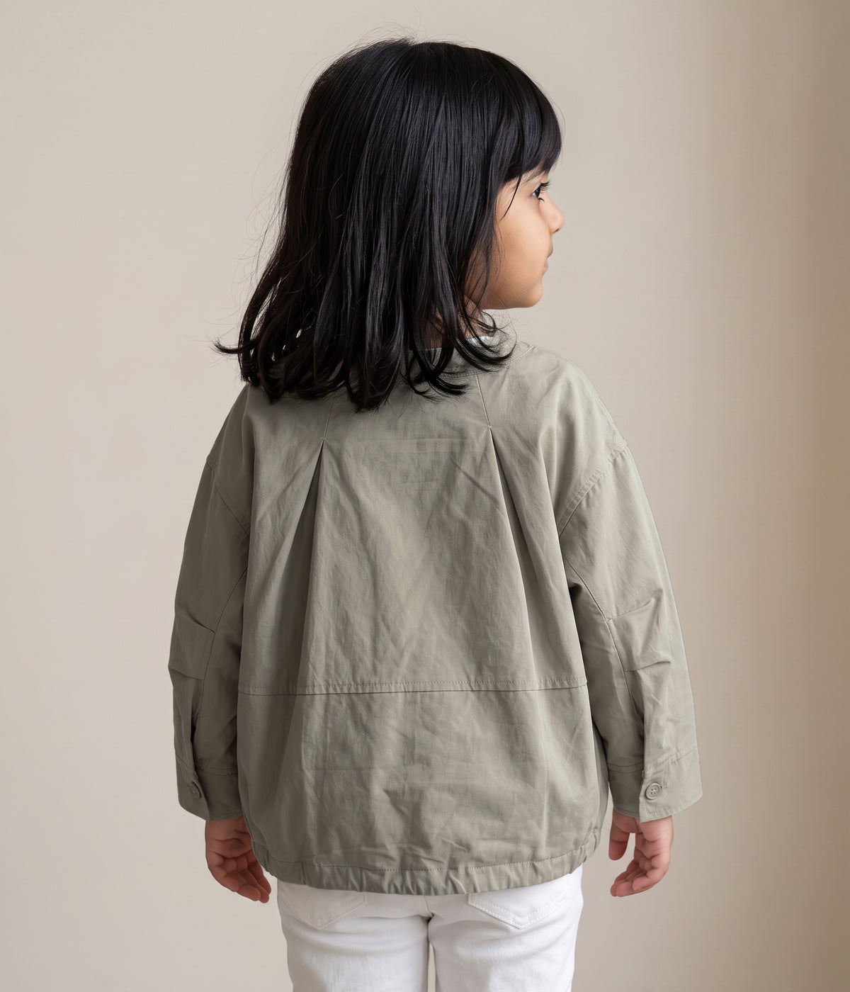 8142 Beige Jacket For Girls
