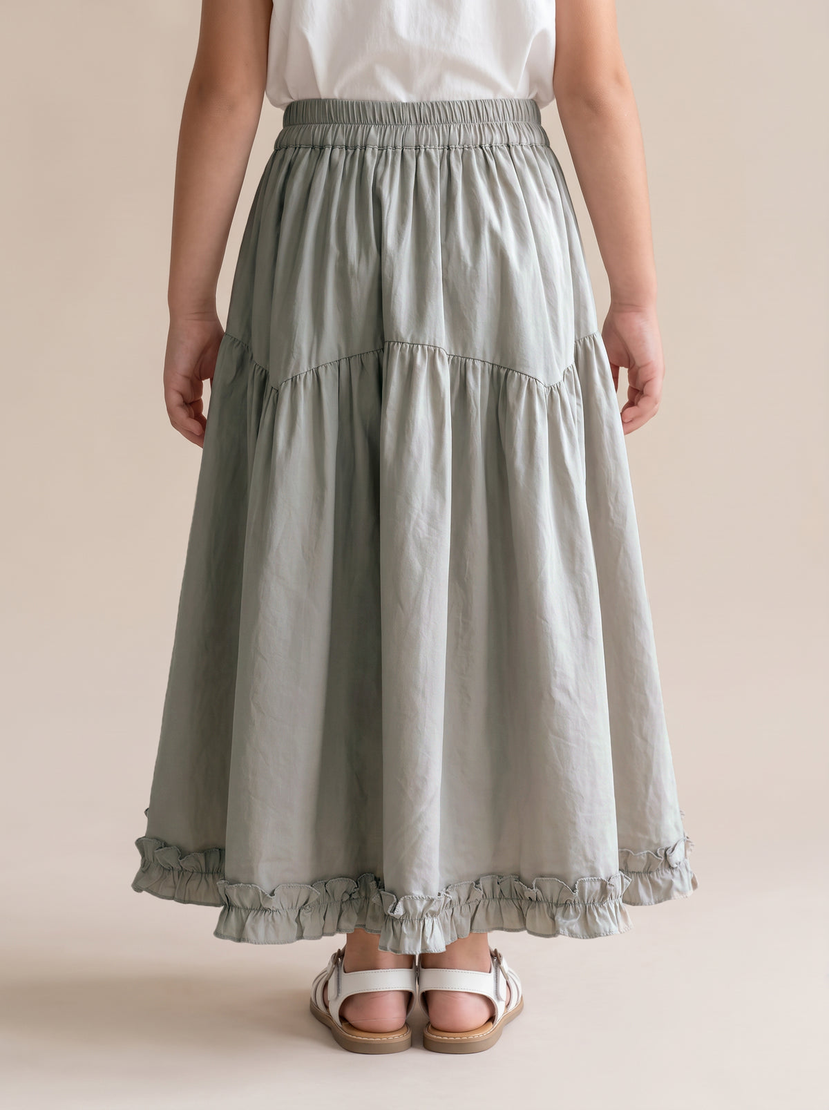 8148 Grey Skirt For Girls