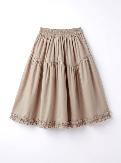 8148 Beige Skirt For Girls