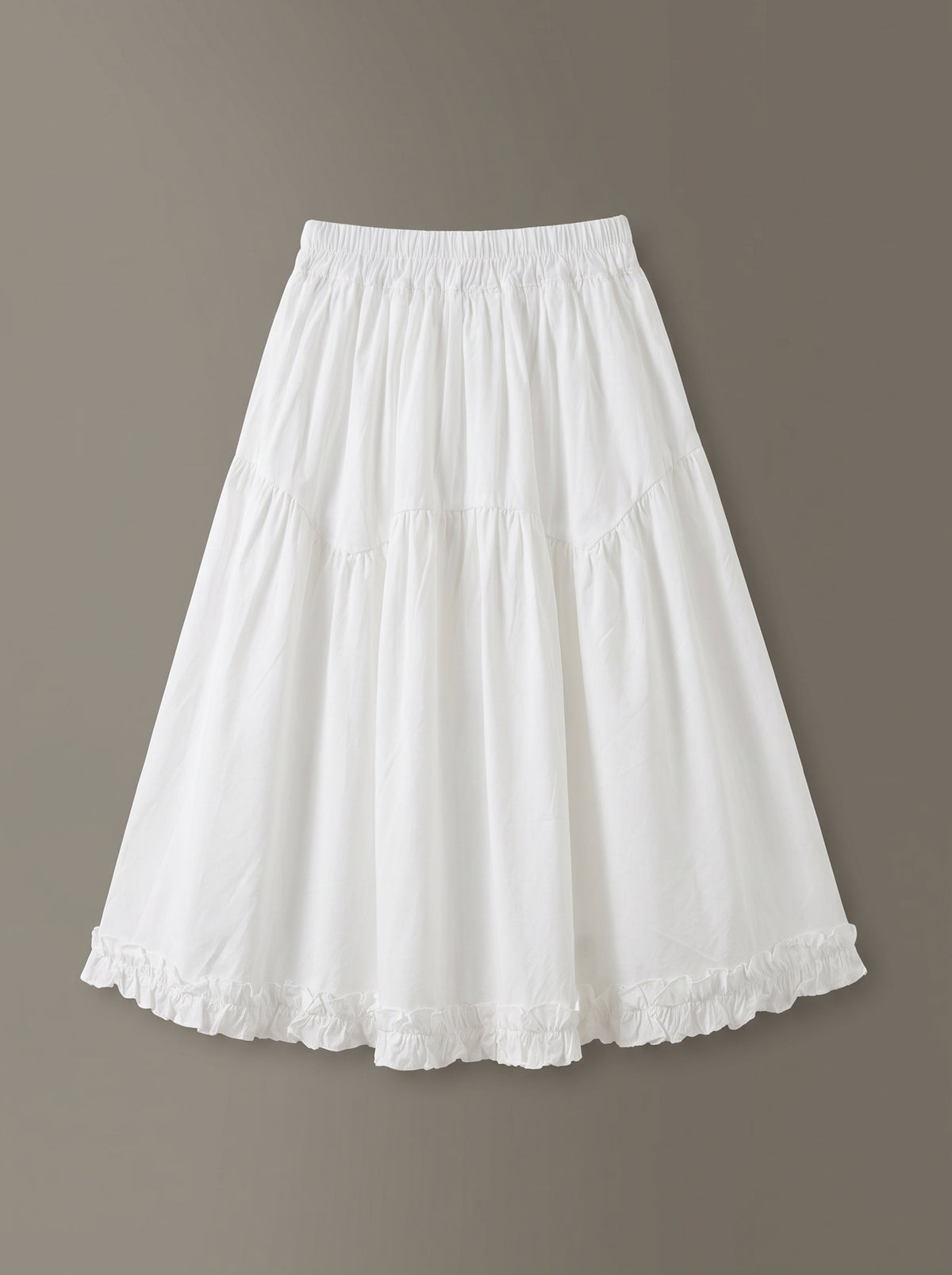 8148 White Skirt For Girls