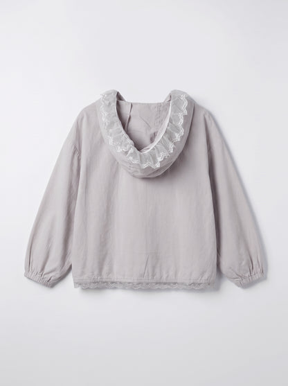 8153 Grey Jacket For Girls