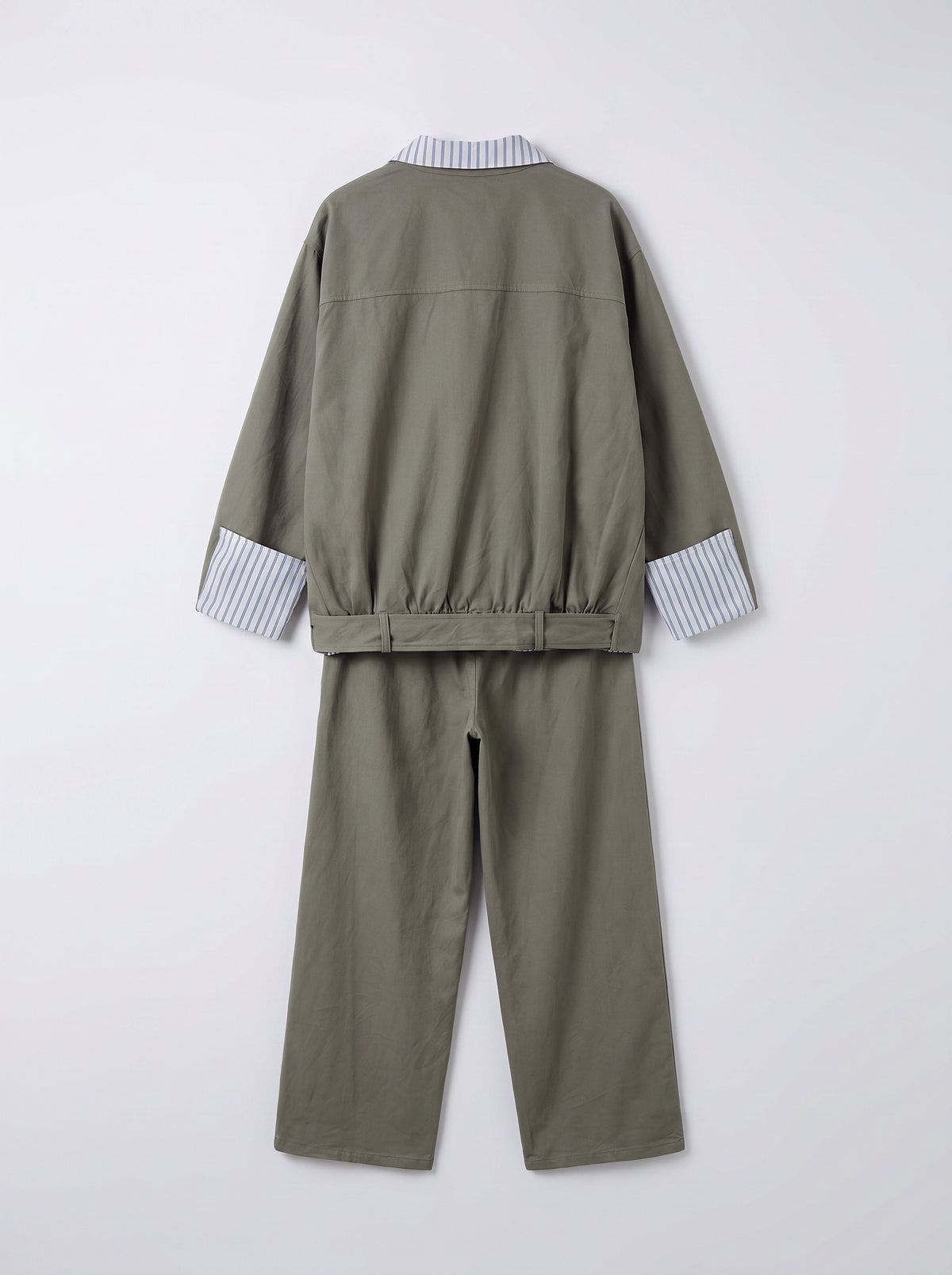 8164 Dark Grey Jacket and Pants Set For Women