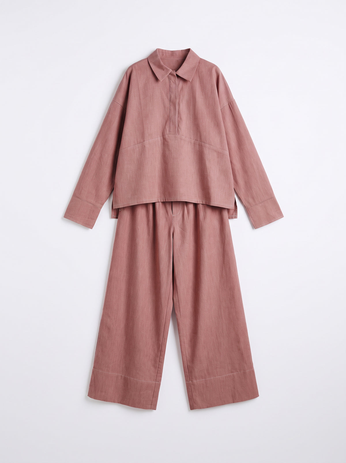 8165 Pink Jacket and Pants Set For Women