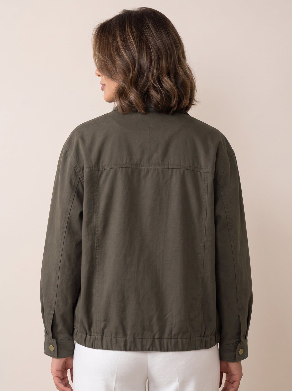 8166 Olive Jacket For Women