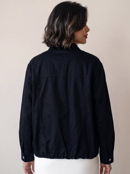 8166 Black Jacket For Women