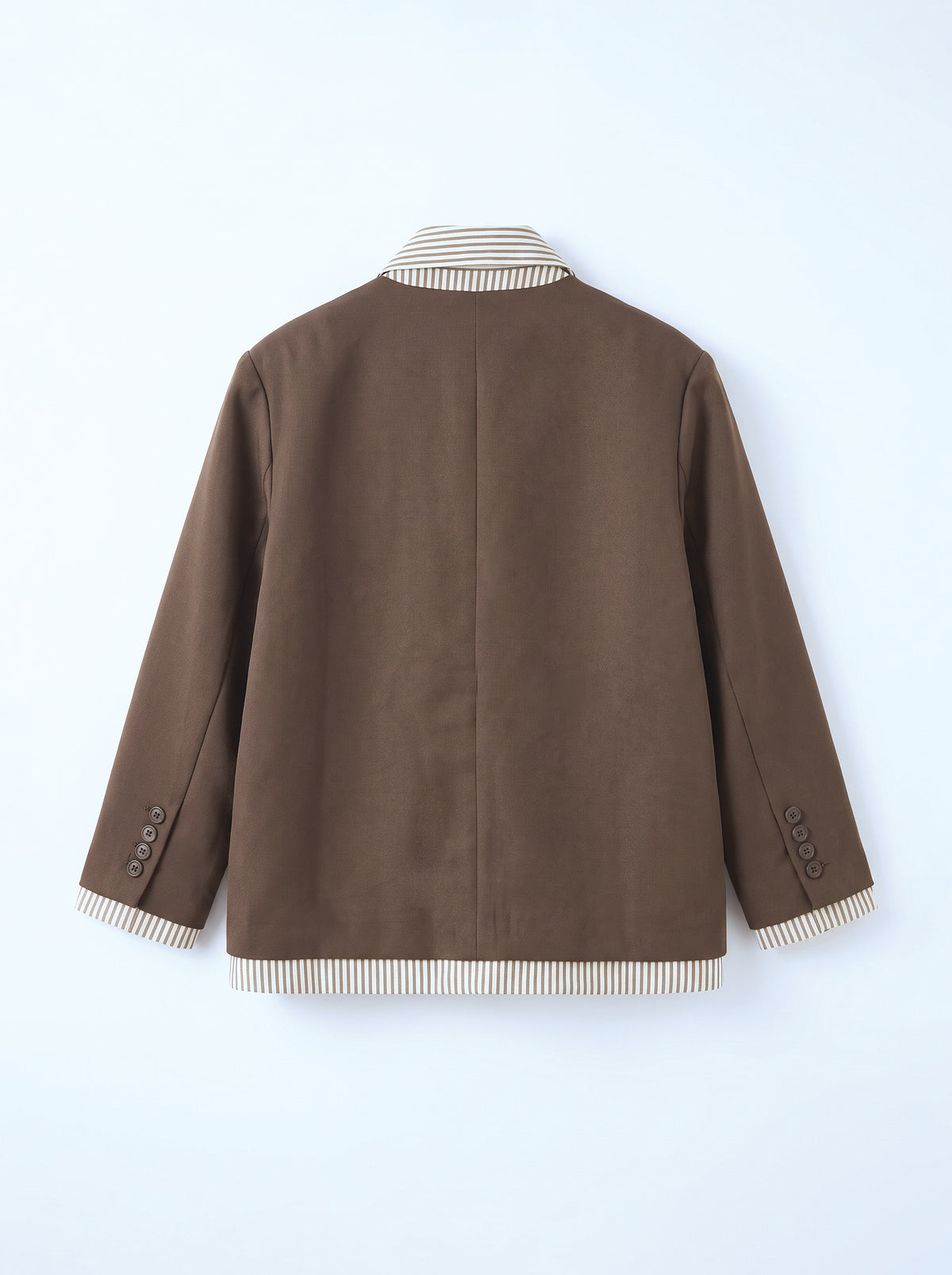 8167 Coffee Brown Blazer For Women