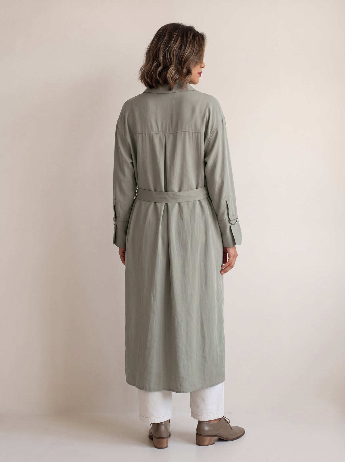 8197 Beige Long Shirt For Women