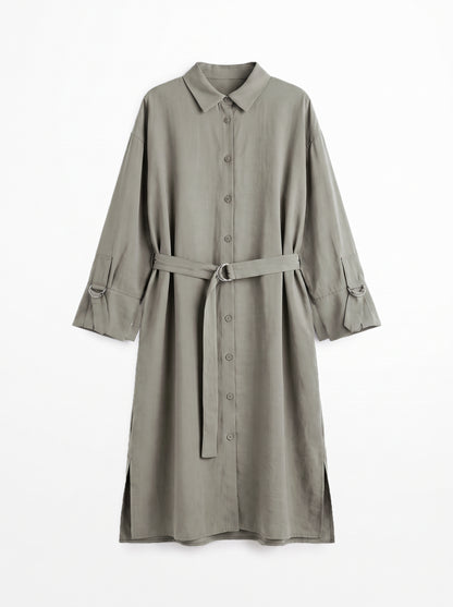8197 Beige Long Shirt For Women