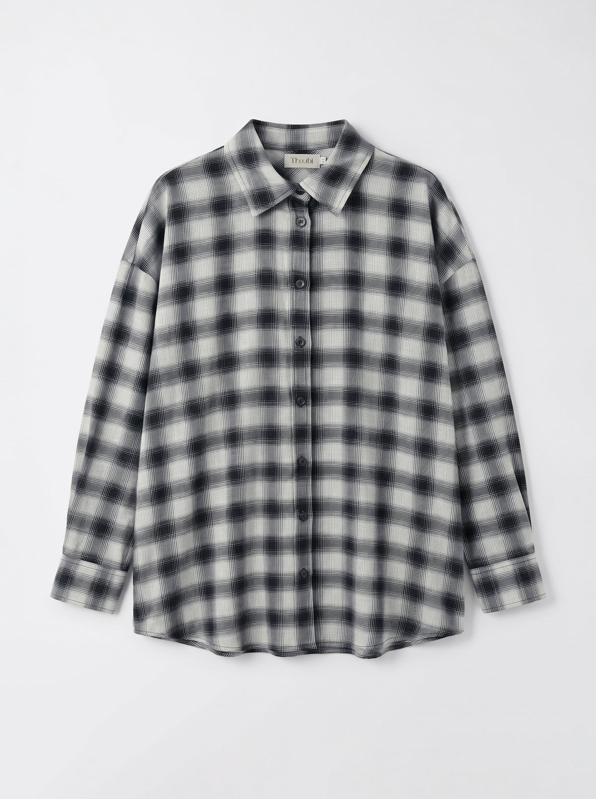 8222 Grey Oversize Shirt For Women
