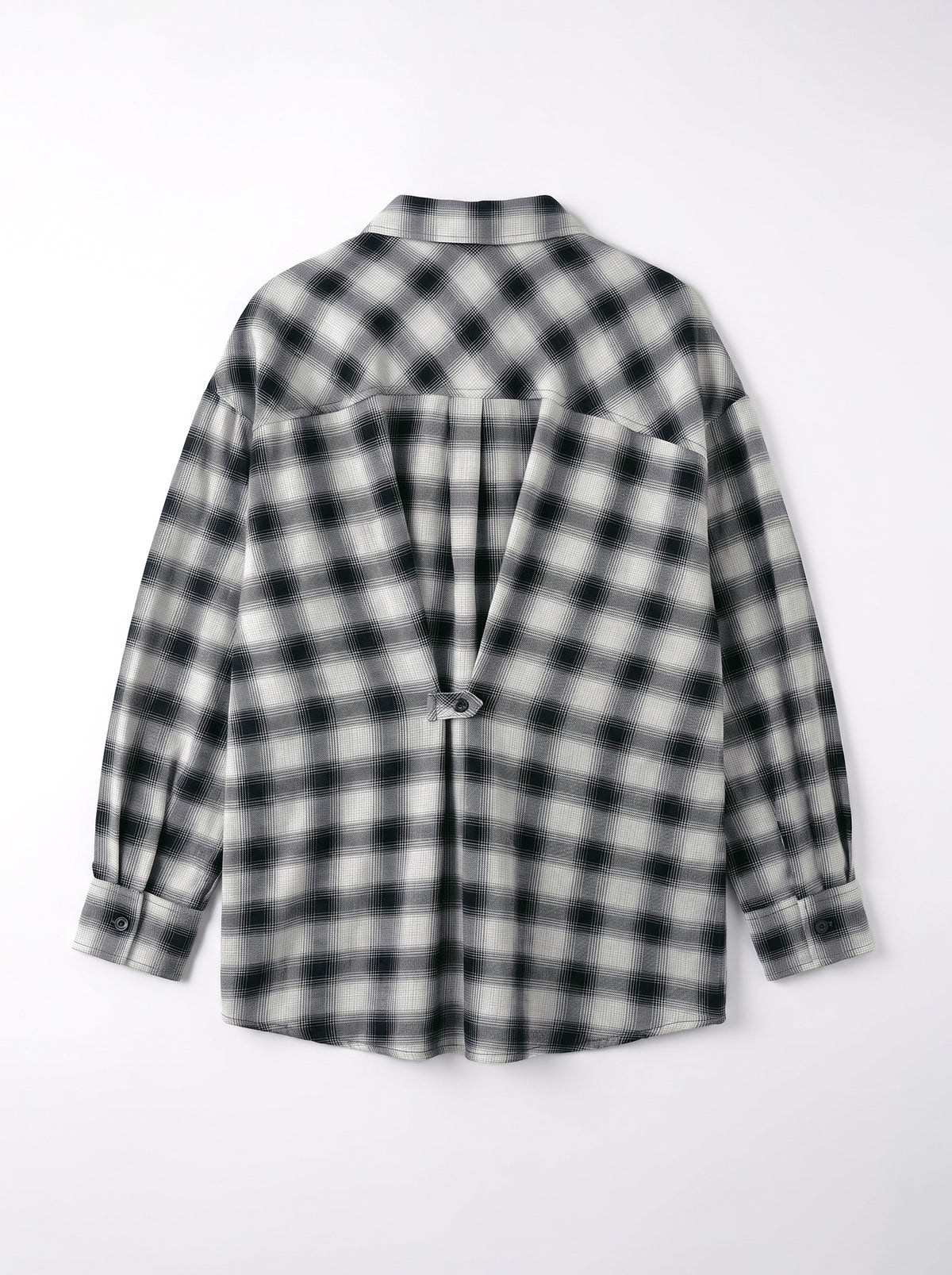 8222 Grey Oversize Shirt For Women
