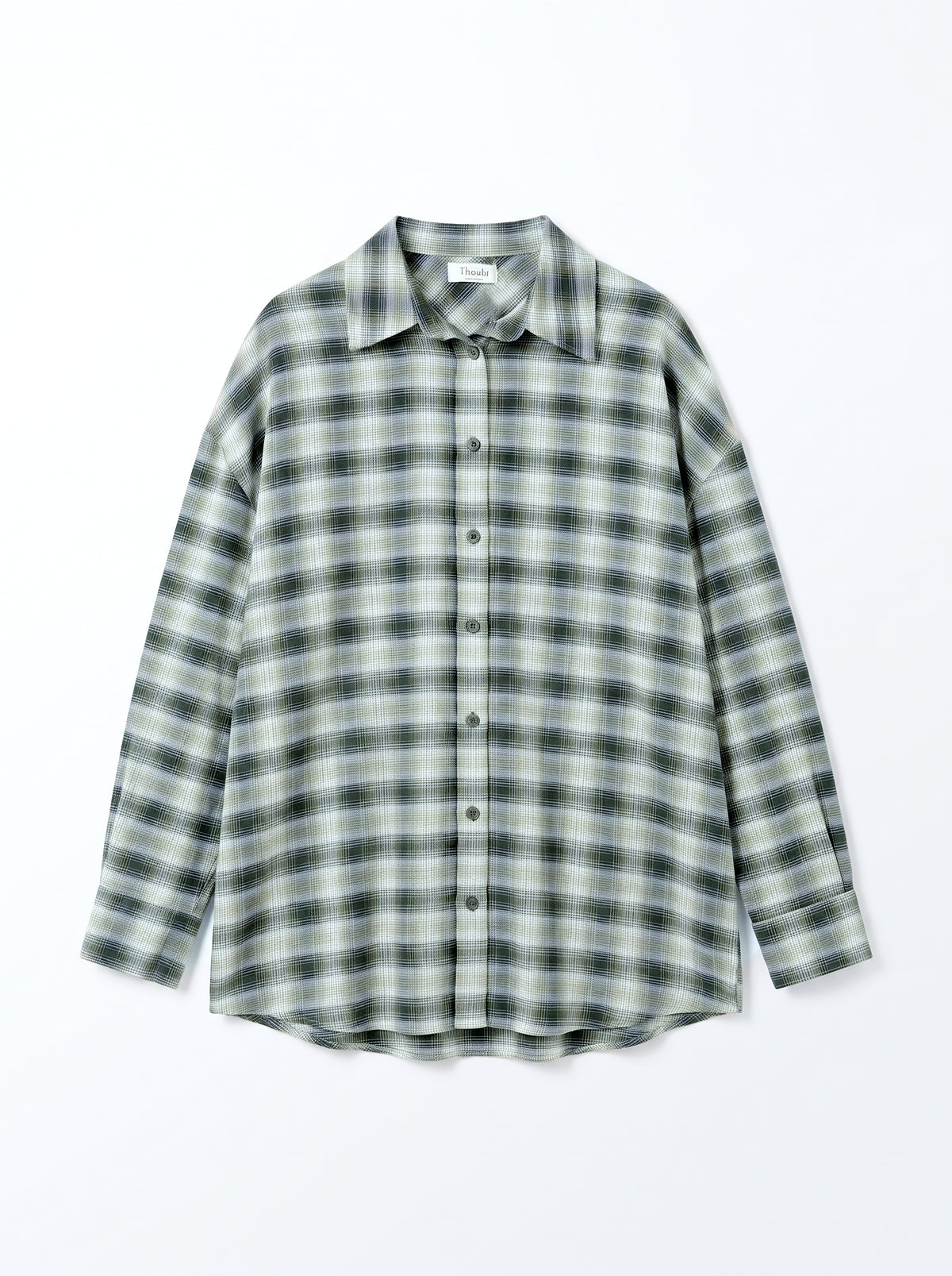 8222 Green Oversize Shirt For Women