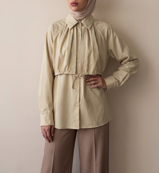 8286 Beige Shirt For Women