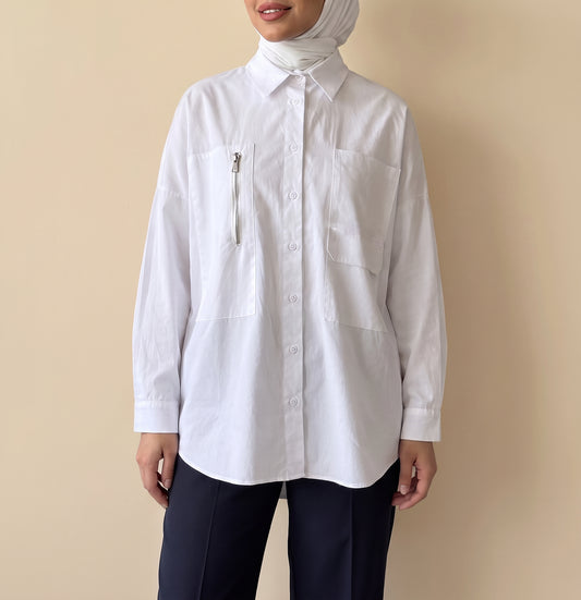 8323 White Shirt For Women