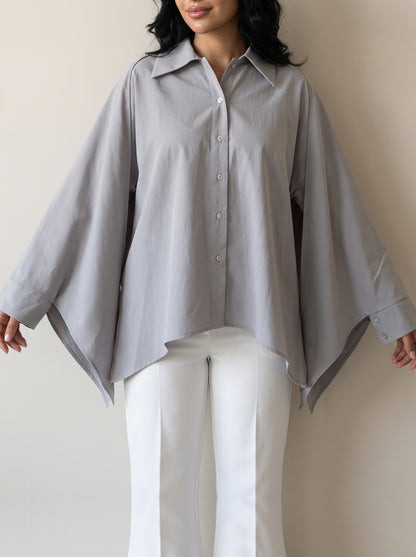 8383 Light Grey Shirt For Women