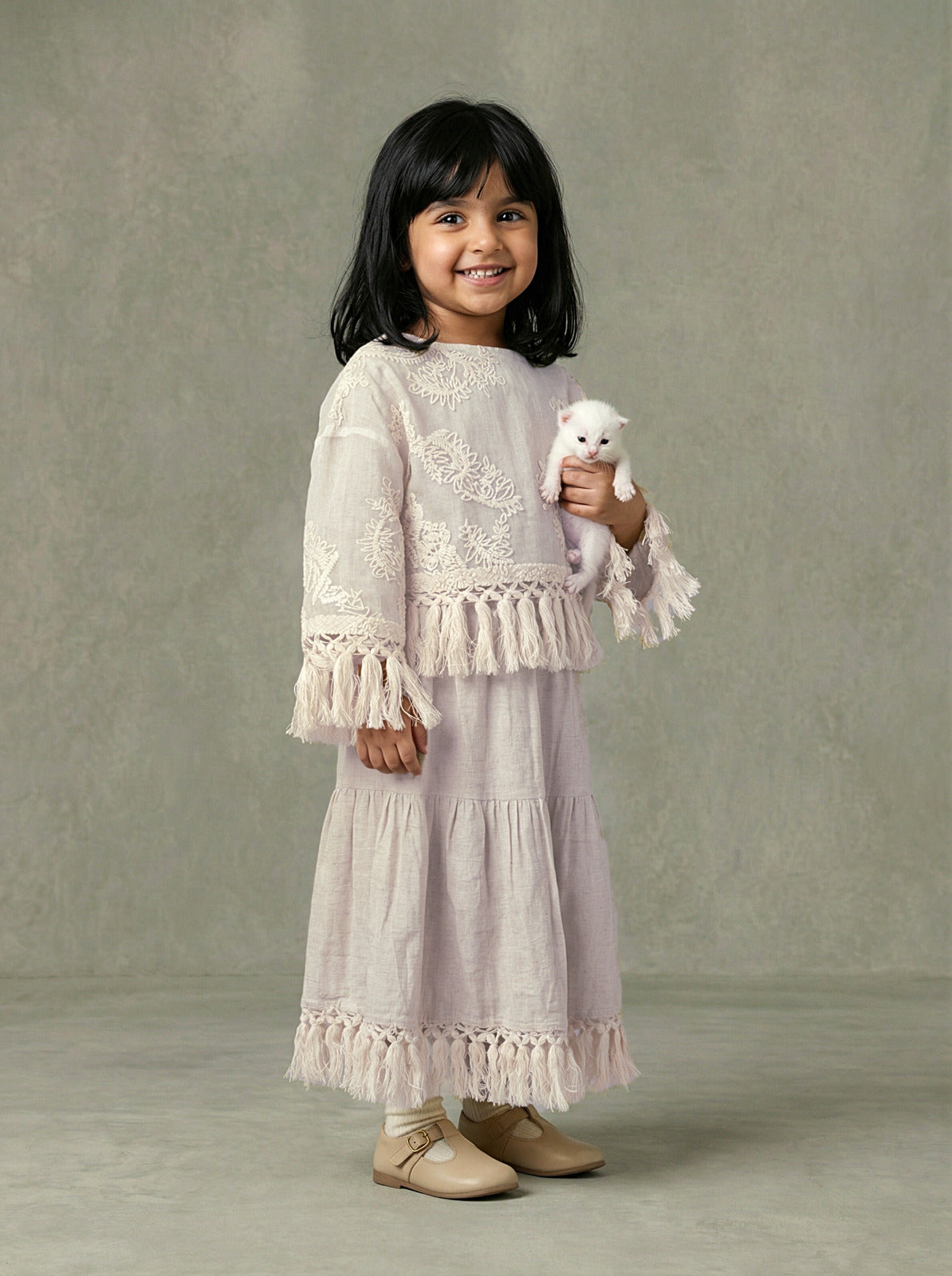 TIYA B0597 Beige Daraa