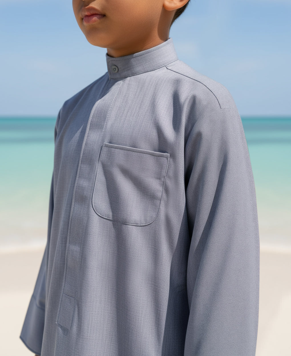 Grey Special Winter Dishdasha Al Jazeera For Youth