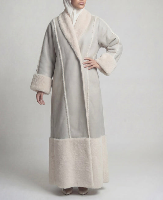 7985 Light Grey Furwa For Women