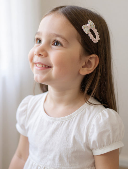 Tiya Light Pink Hairclip 25CONTY4AA0302 For Girls