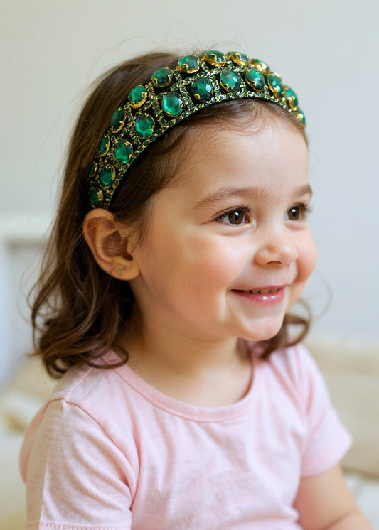 Tiya Green Headband 25SS1TY4AA0353 For Girls