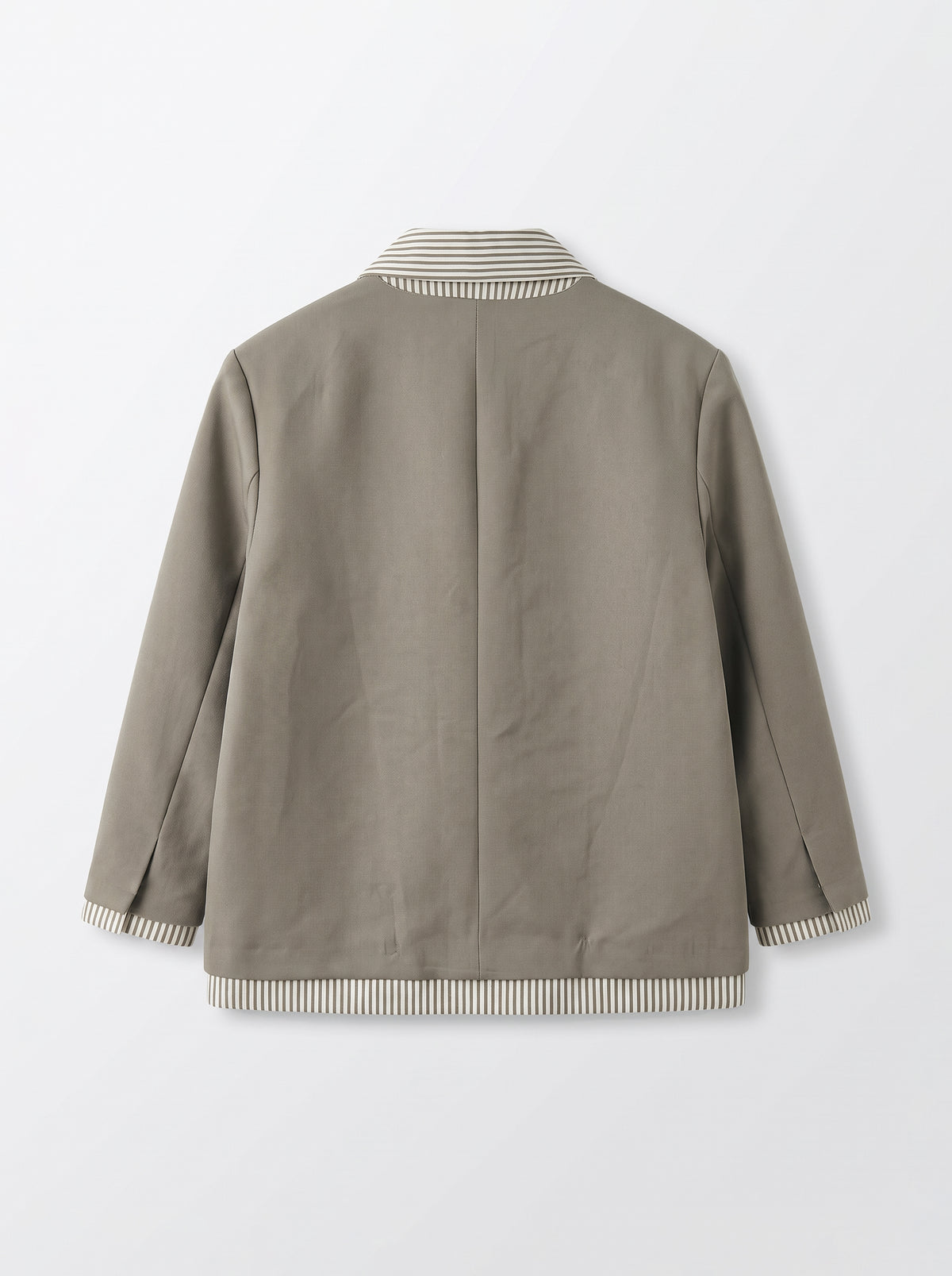 8167 Green Grey Blazer For Women