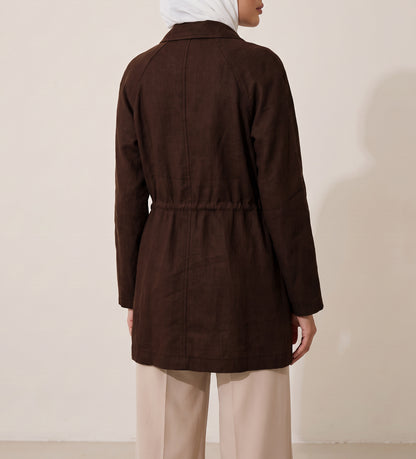 8320 Brown Jacket For Women