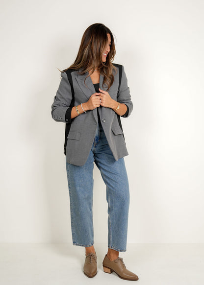 7969 Grey Blazer For Women
