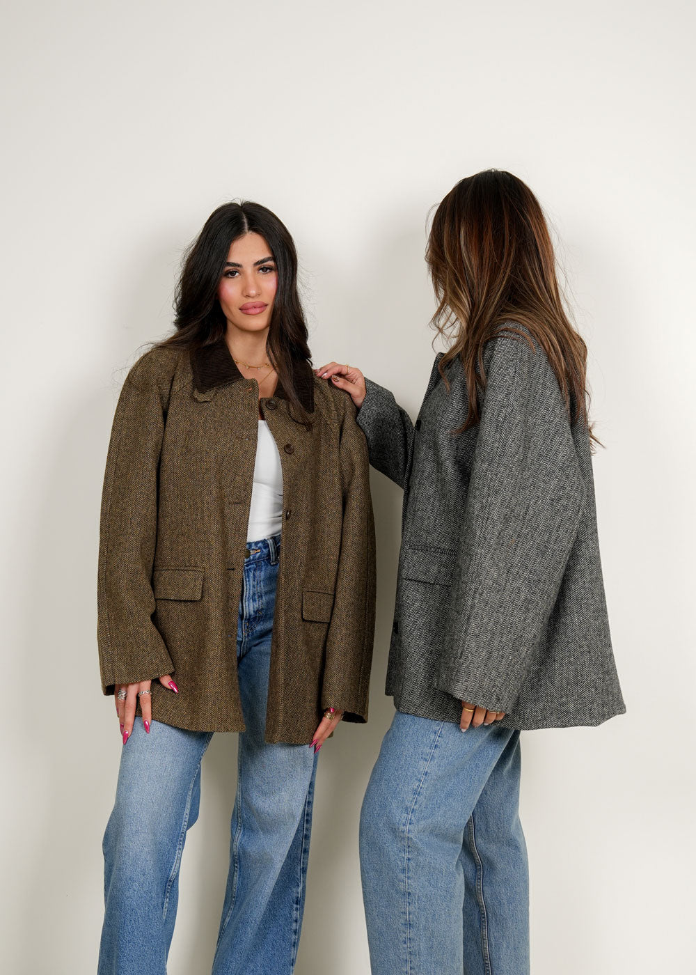 7816 Brown Jacket Top For Women