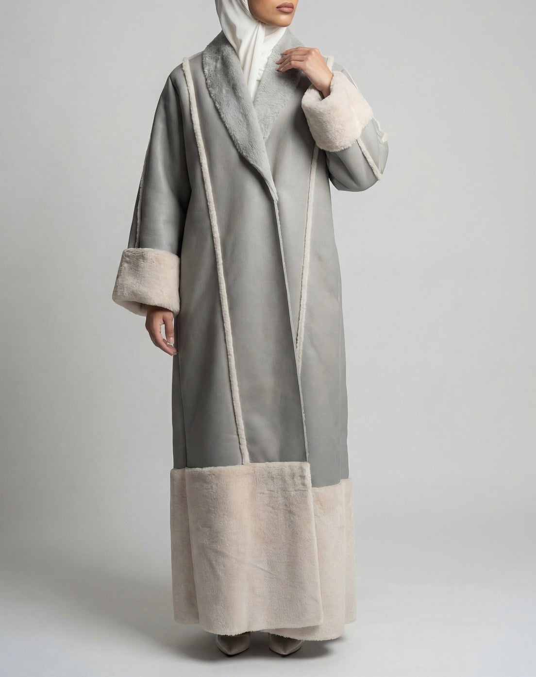 7985 Grey Furwa For Women